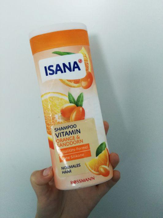 Isana Szampon do włosów, witaminowy - Pomarańcza i Rokitnik