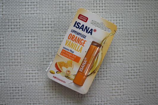 Isana pomadka pielęgnacyjna do ust, Orange, Vanilla