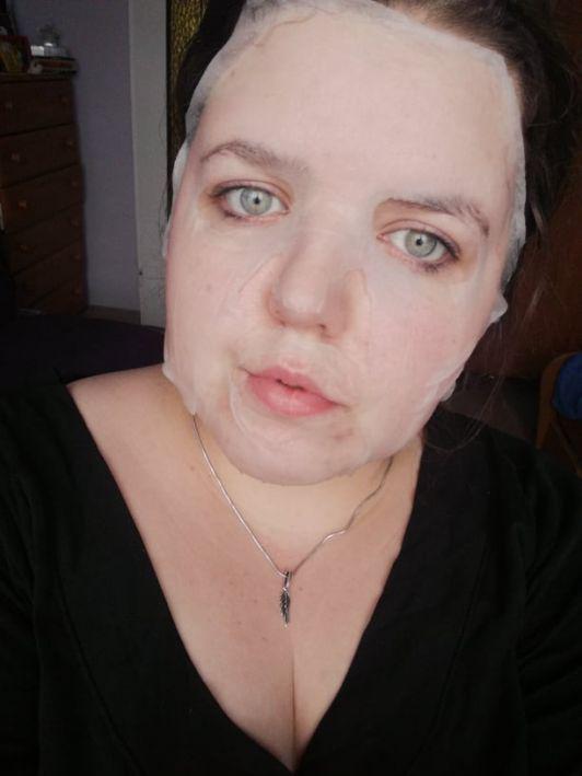 maseczka ze śluzem ślimaka