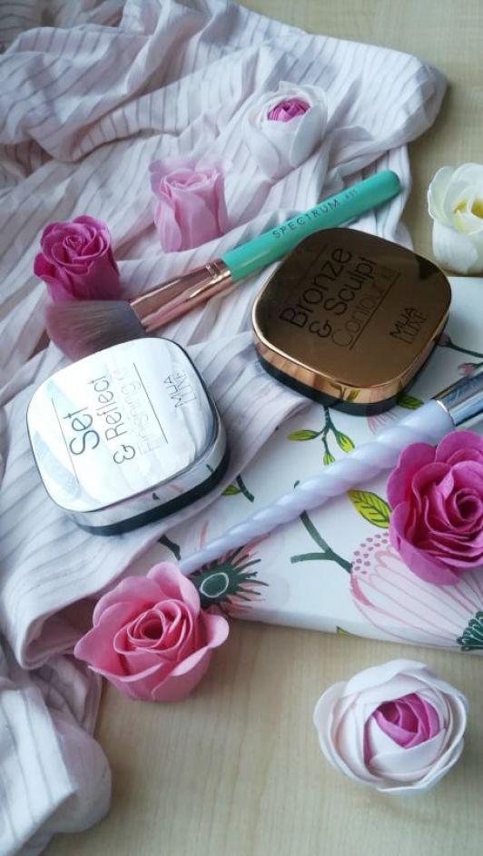 MUA LUXE paletki rozświetlaczy, pudrów i bronzerów