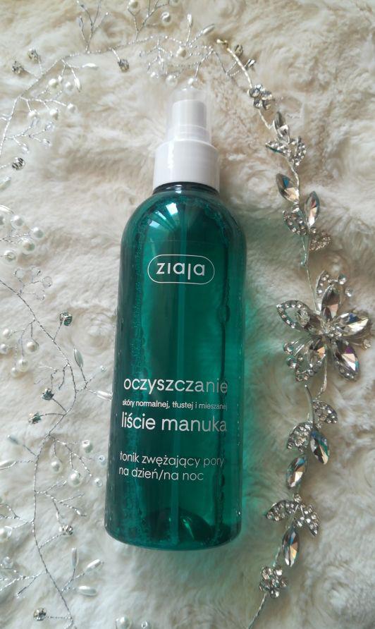 Ziaja Oczyszczanie, Liście Manuka, Tonik do twarzy, Zwężający pory