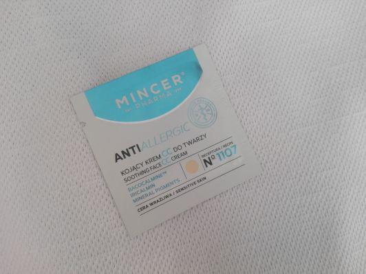 Mincer Pharma ANTIALLERGIC, Kojący krem CC do twarzy, nr 1107