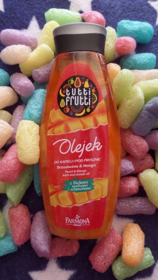 Farmona Tutti Frutti, Olejek do kąpieli i pod prysznic, Brzoskwinia i mango