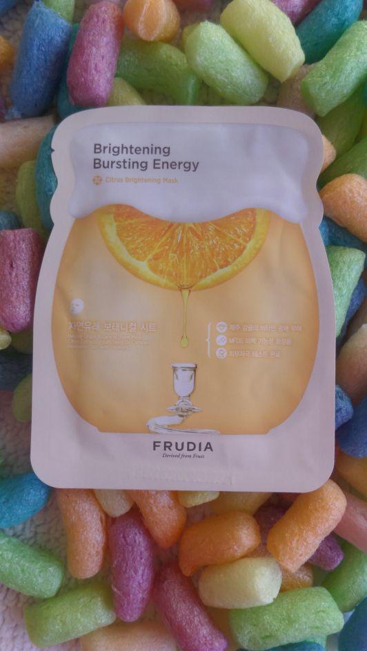 Frudia Maska do twarzy w płacie, Brightening Bursting Energy, Citrus Brightening Mask