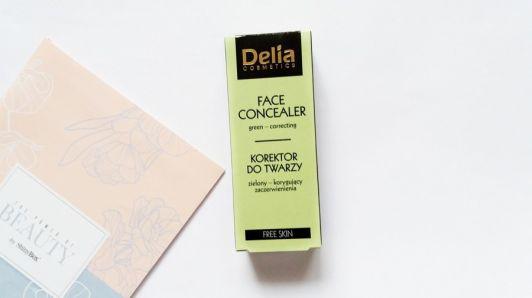 Delia Korektor do twarzy zielony - korygujący zaczerwienienia