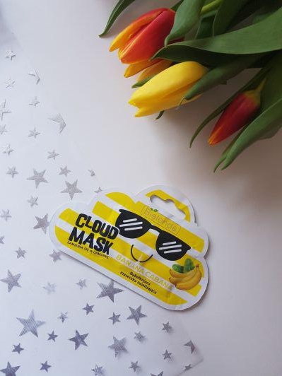 CLOUD MASK Bąbelkująca maseczka nawilżająca – Banana Cabana
