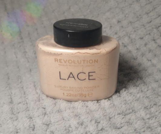 Makeup Revolution Lace, Baking Powder, Puder do twarzy, Sypki