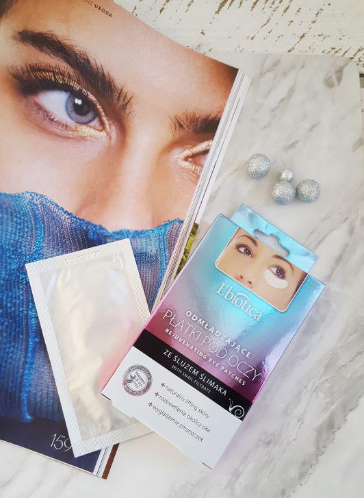 L'biotica Odmładzające płatki pod oczy ze śluzem ślimaka