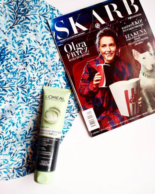 L'Oréal Czysta Glinka, Żel do mycia twarzy, Detoksykujący, Oczyszcza, detoksykuje i uwalnia blask