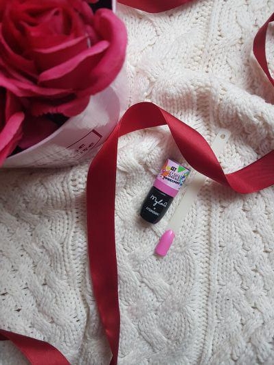 MylaQ Lakier hybrydowy, nr M094 Pink Power