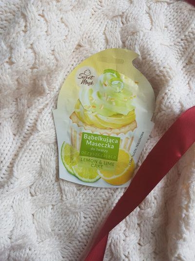 Marion Sweet Mask, Maseczka do twarzy, Bąbelkująca, Oczyszczająca, Lemon & Lime Cake