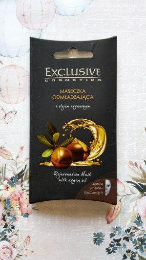 Exclusive Cosmetics Maseczka odmładzająca z olejem arganowym