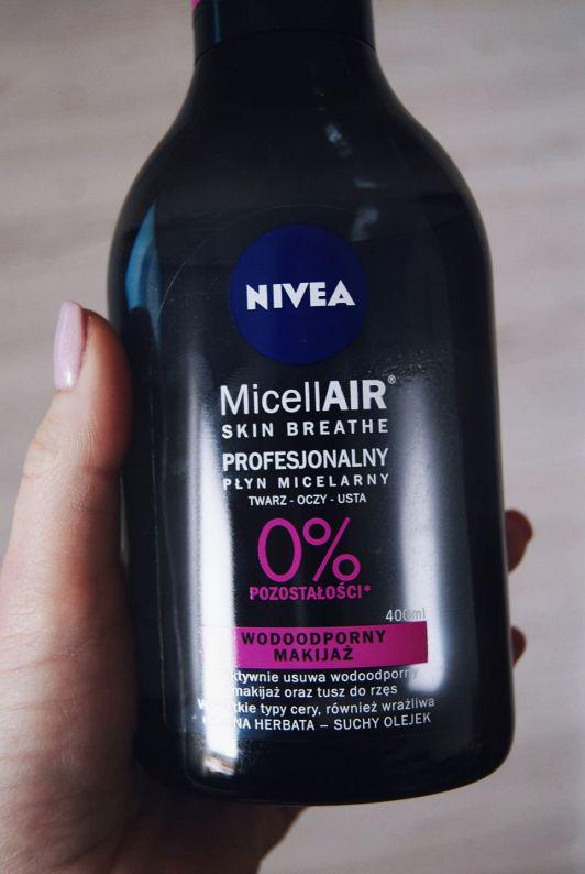 Nivea MicellAIR Skin Breathe, Profesjonalny płyn micelarny do zmywania długotrwałego makijażu
