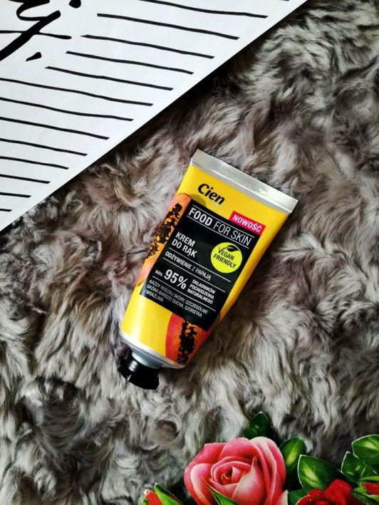 Cien Food For Skin, Krem do rąk, Odżywienie z papają