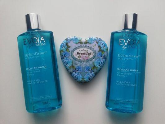 Evoia by Lorigine Hydro d'Azur, Micelar Water, Płyn micelarny do twarzy i oczu, Active Mineral Therapy