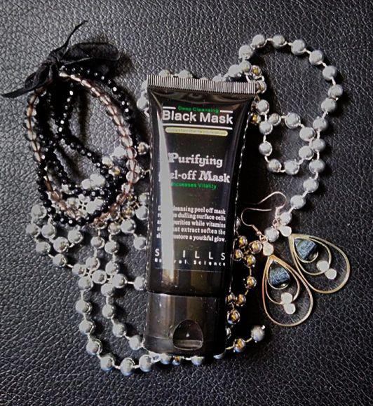 Shills Maska do twarzy, Oczyszczająca, Purifying Peel-off Mask, Deep Cleansing Black Mask