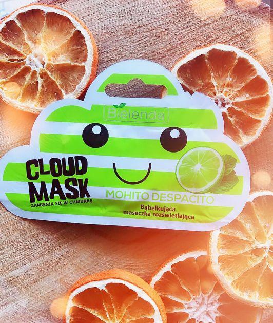 Bielenda Cloud Mask, Maseczka do twarzy, Bąbelkująca, Rozświetlająca, Mohito Despacito