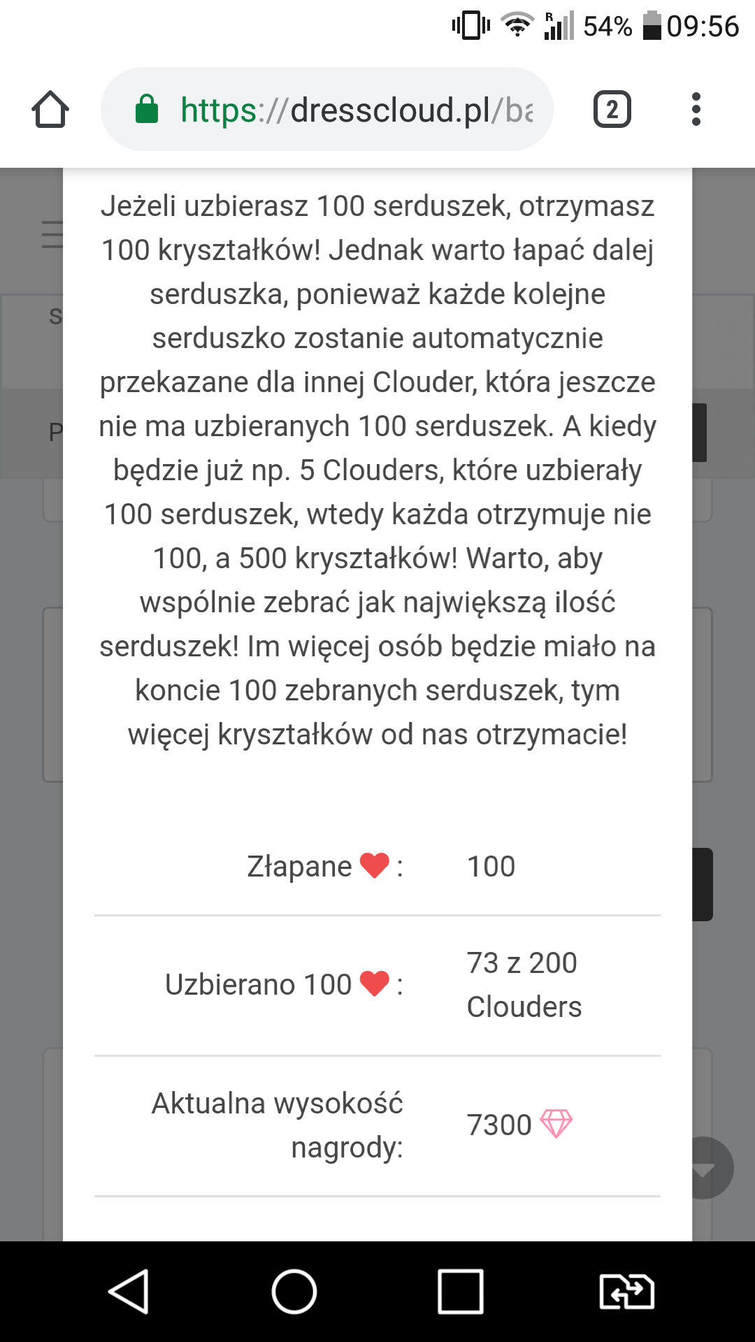 Łapanie serduszek 