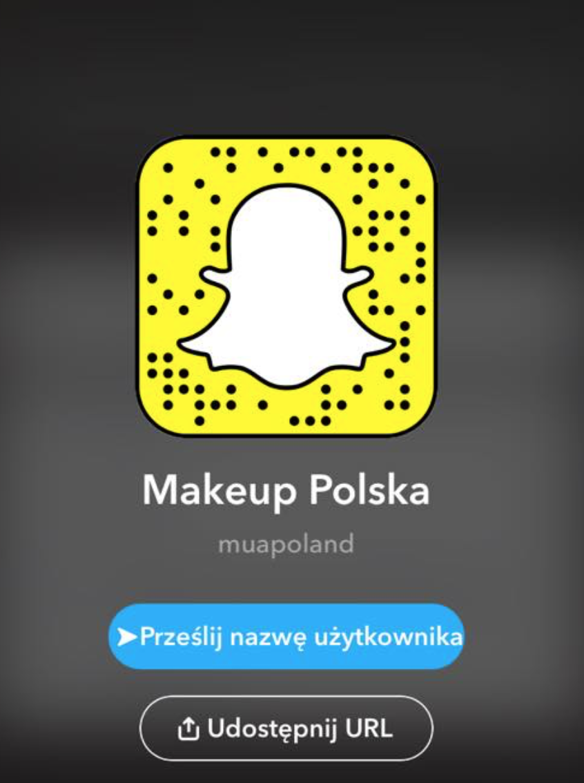 Makeup Polska Snapchat