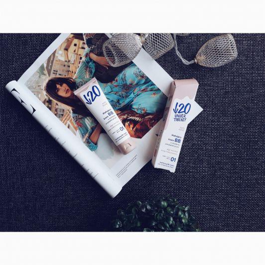 Under Twenty Anti! Acne, Matujący krem BB o działaniu antybakteryjnym, nr 01 jasny beż 
