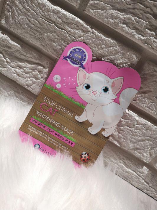 Belleza Castillo Maska do twarzy w płacie, Cat Whitening Mask