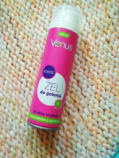 Venus Żel do golenia, Ekstrakt z rumianku, Skóra wrażliwa