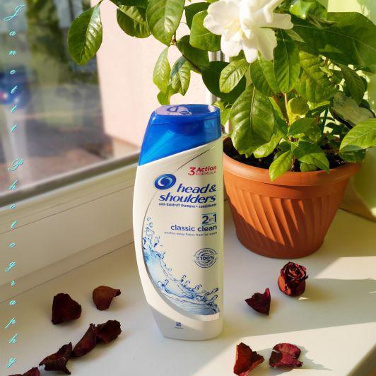 Head & Shoulders Szampon do włosów przeciwłupieżowy z odżywką 2w1, Classic Clean