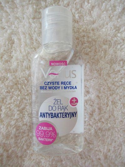 Venus, Myjący żel do rąk o właściwościach antybakteryjnych