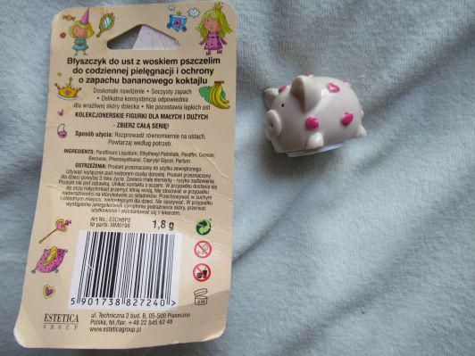 Chlapu Chlap Błyszczyk do ust świnka, bananowy koktajl