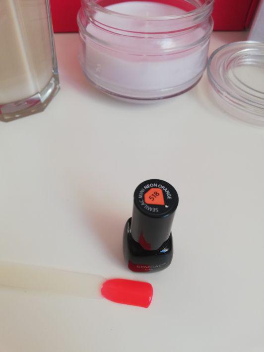 Semilac Lakier hybrydowy, 518 Neon Orange