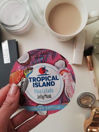Tropical Island Żelowa maseczka do twarzy, pina colada jelly mask