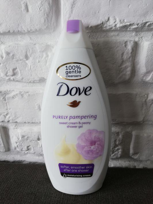 Dove Purely Pampering, Żel pod prysznic, Słodka śmietanka i piwonia