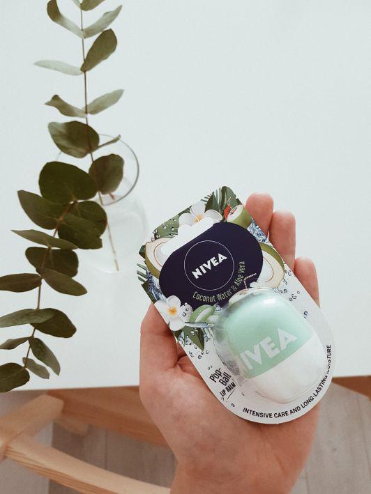 Nivea Pop-Ball, Balsam do ust, Woda kokosowa i Aloes