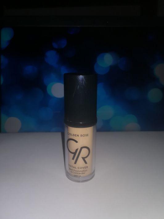 Golden Rose Total Cover 2in1 Foundation & Concealer, Podkład do twarzy i korektor, nr 02 Ivory
