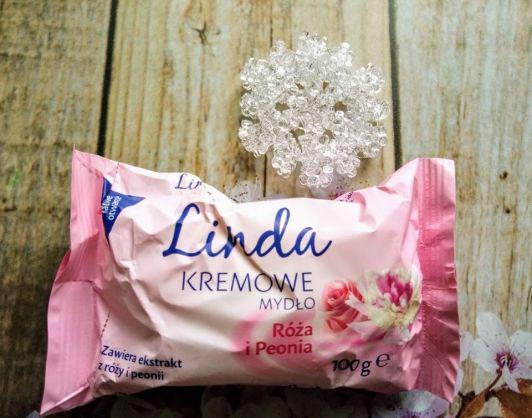 Linda Mydło w kostce, Kremowe, Róża i peonia