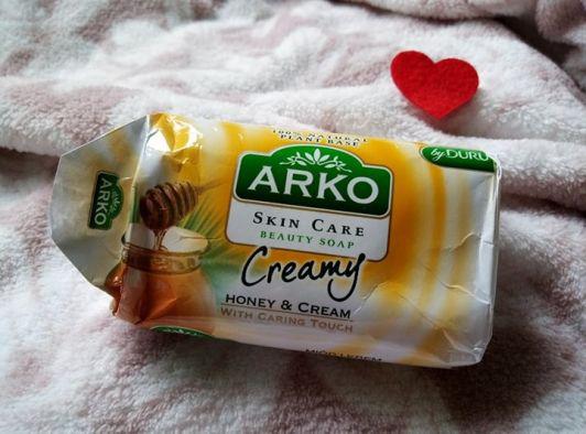 Arko Mydło w kostce, Creamy, miód i krem