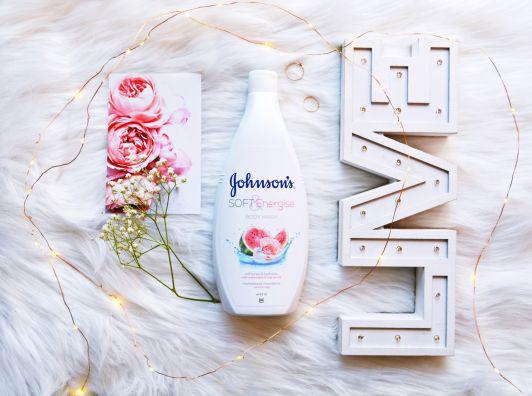 Johnson`s Żel pod prysznic Johnson’s soft energise o zapachu arbuza i róży