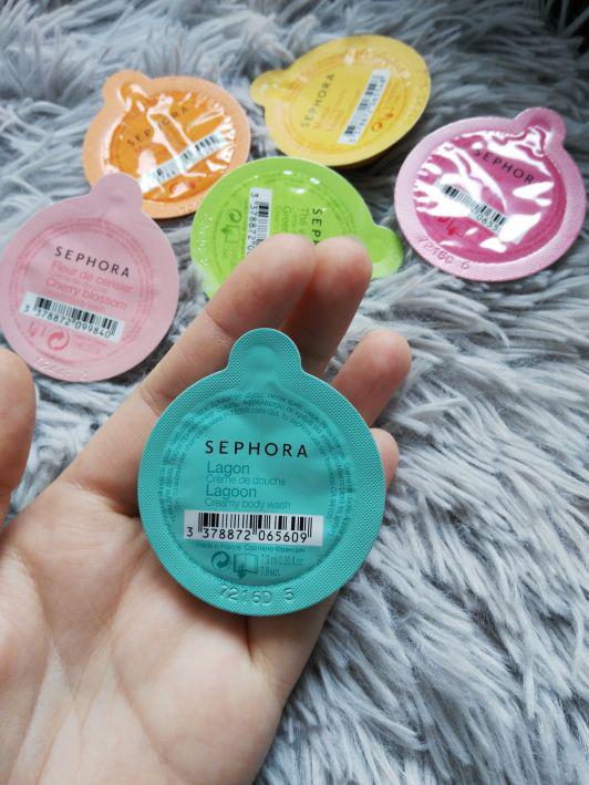 Sephora Kapsułka z kremem pod prysznic, Lagoon 