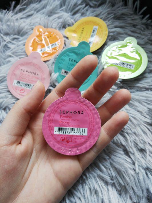 Sephora Kapsułka z kremem pod prysznic, Peony 