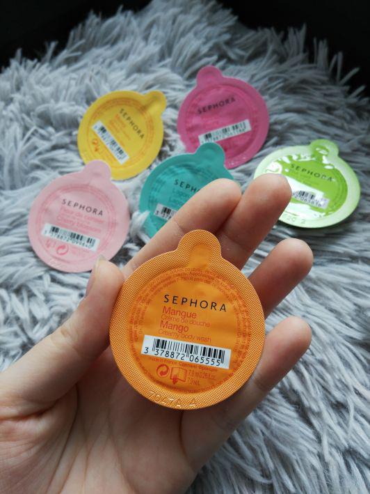 Sephora Kapsułka z kremem pod prysznic, Mango