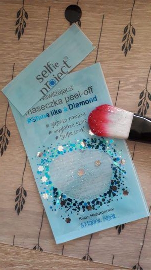 Selfie Project Maska do twarzy, Peel-off, Nawilżająca, #Shine like a Diamond