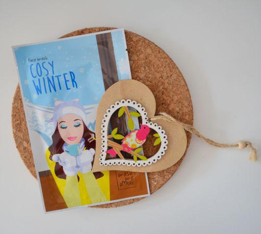 Mask Me Amore Maska do twarzy w płacie, Cosy Winter Face Mask