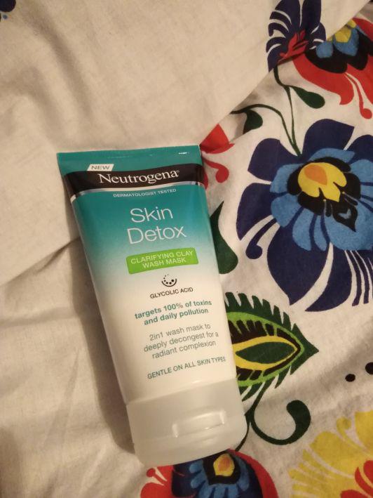 Neutrogena Skin Detox, 2-in-1 Clay Wash-Mask, Oczyszczająca maska 2 w 1