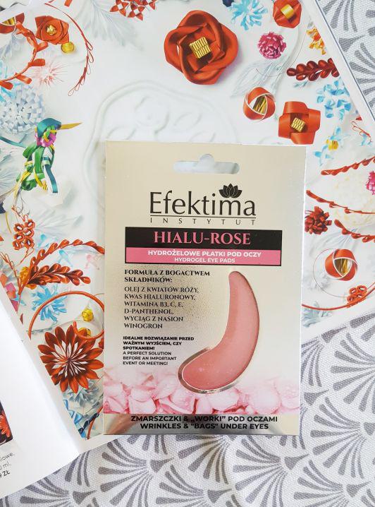 Efektima Hialu-Rose, hydrożelowe płatki pod oczy