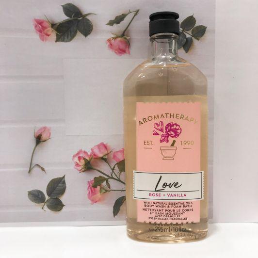 Bath & Body Works Żel pod prysznic, Aromatherapy Love, Rose Vanilla