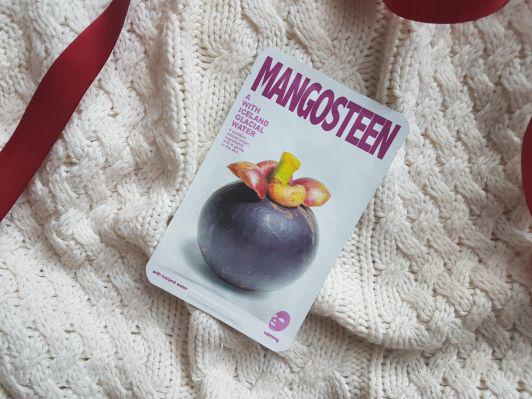 Łagodząca maseczka, Woda Lodowcowa z Mangostanem