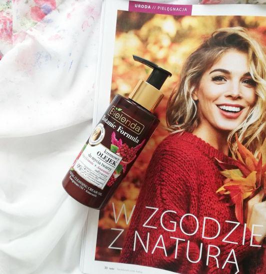 Bielenda Botanic Formula, Olejek do twarzy, Odżywczy, Olej z granatu + amarantus