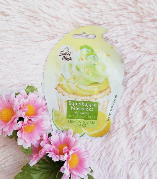 Marion Sweet Mask, Maseczka do twarzy, Bąbelkująca, Oczyszczająca, Lemon & Lime Cake
