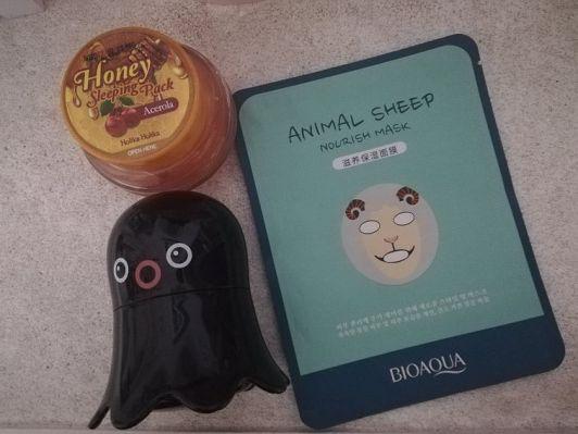 BIOAQUA Maseczka do twarzy w płacie, Animal Sheep