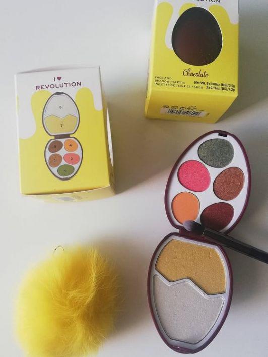 Makeup Revolution I Heart Revolution, Paleta cieni do powiek, Chocolate
